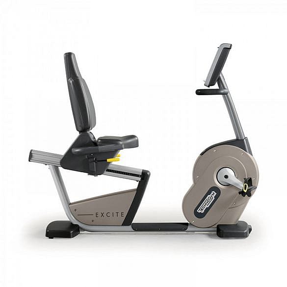 Technogym ligfiets New Recline Excite+ 700 Unity zilver gebruikt